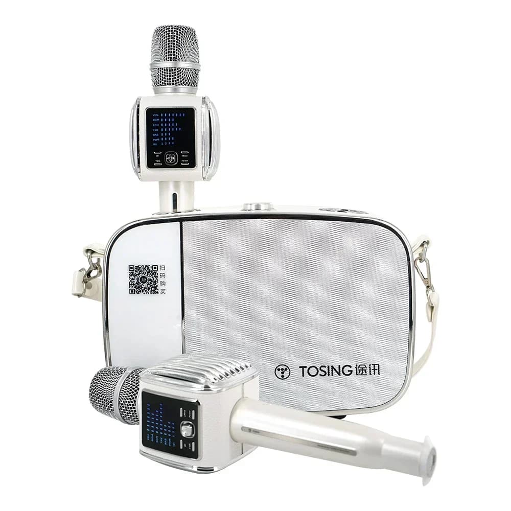 2023 hot Tosing A9 Karaoke Macchina Per Adulti Professionale KTV Canto Duet Microfoni Home Theater All'aperto Schermo A LED Altoparlanti di Potenza 50W