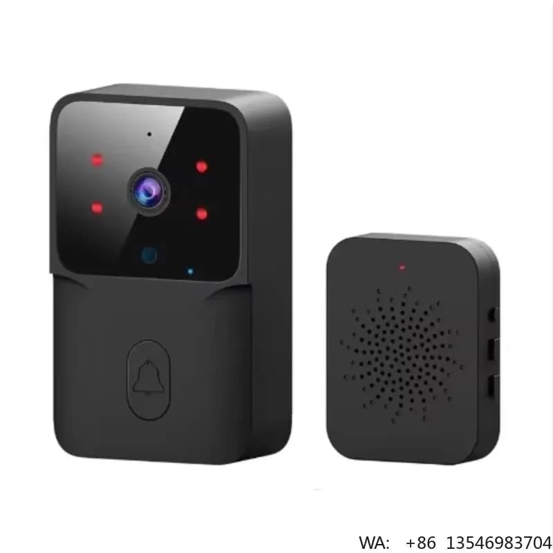 Campanello WiFi M6 con Telecamera, Campanello Intelligente Wireless ad Alta Definizione Antifurto per Casa, Ufficio, Hotel