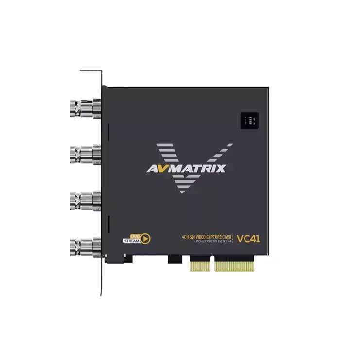 USD349 Spedizione gratuita VC41 4 canali 3G-SDI 1080P60 GEN2 * 4 Scheda di acquisizione video PCIE per acquisizione giochi in streaming video