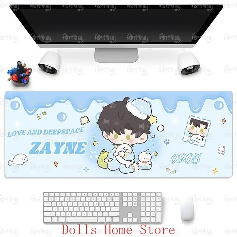 Hot Anime Game Love and Deepspace Rafayel cCosplay Mouse Pad Tastiera grande Tappetino da scrivania Tappetino per mouse Laptop Kawaii Gaming