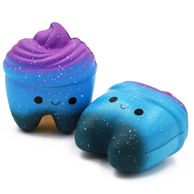 1 pz denti dentali forma sorriso rimbalzo lento spremere regalo mano Spinner clinica orale odontoiatria Relax simpatico cartone animato adulti giocattolo per bambini