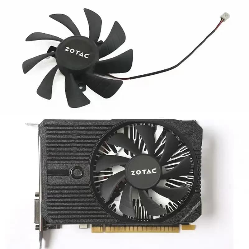 T da 85 mm 129215 SH 2Pin GTX1060 Ventola di raffreddamento originale per Zotac GeForce GTX 1050 1050Ti Mini 1650 OC GDDR6 Ventole di ricambio per scheda video