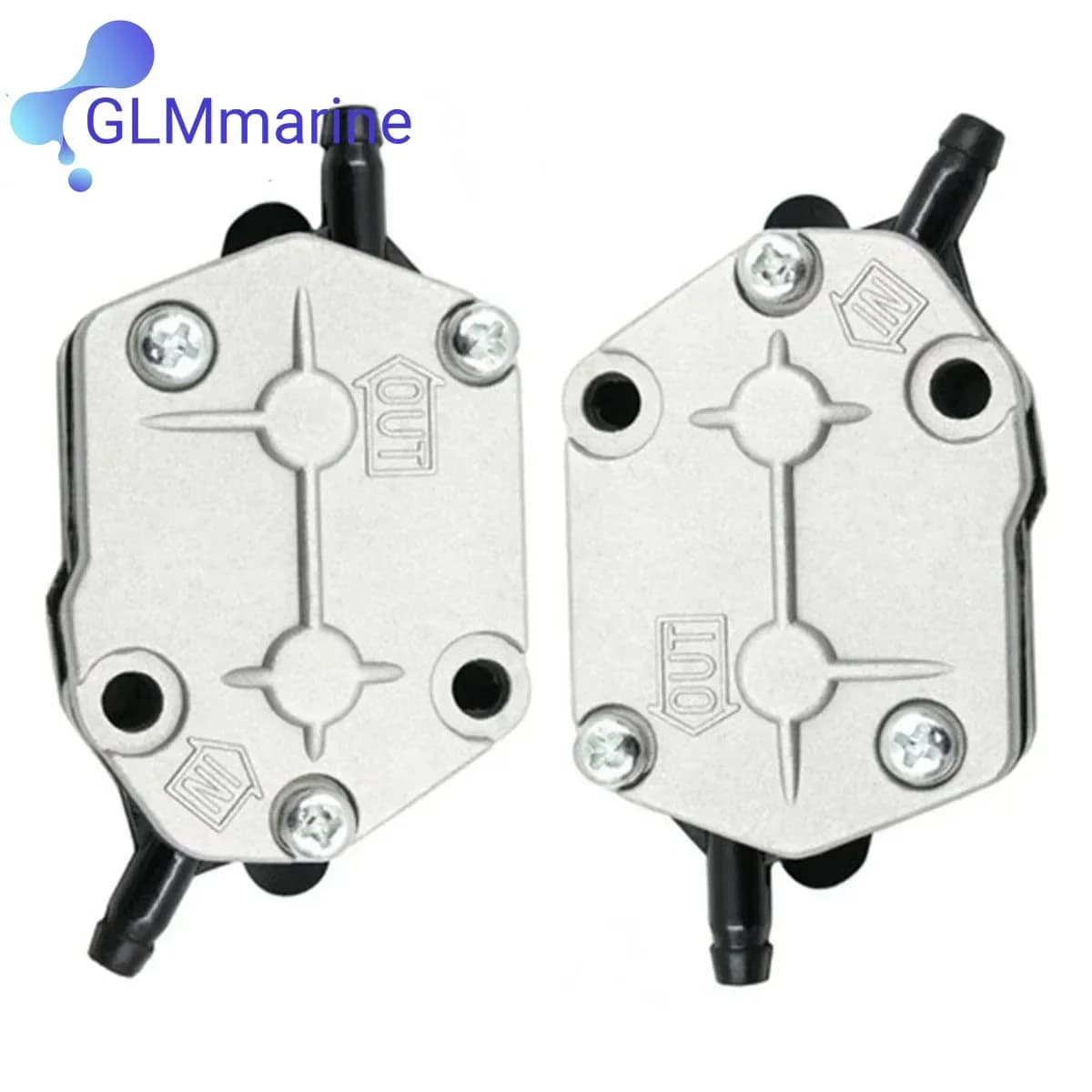 2 Pcs 6A0-24410 Fuel Pump for Yamaha 25 30 40 50 60 70 75 80 85 HP 2-Stroke Outboard 692-24410-00 6A0-24410-00 663-24410-00