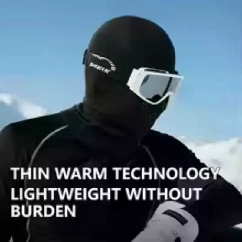 Sciarpa termica Inverno Neve Ciclismo Maschera a pieno facciale Passamontagna Antivento Sport all'aria aperta Moto Sci Ciclismo Copri collo Fodera