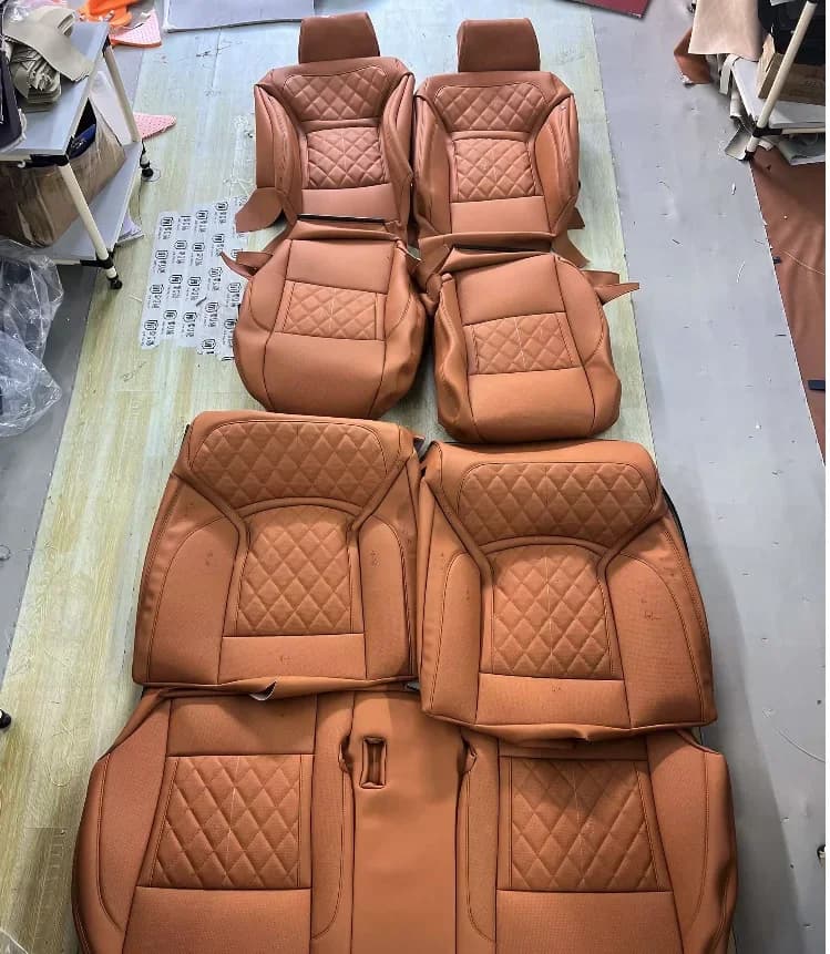 # Hot Custom Car Seat Cover and Leather Logo Nappa Model Gear Seat Cover for Car Luxury Seats for BMW 7 Series 5 3 S