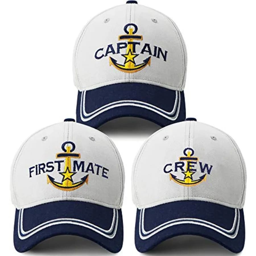 Cappelli da Marinaio Abbinabili, Berretti da Baseball Nautici, Cappelli da Marina Militare
