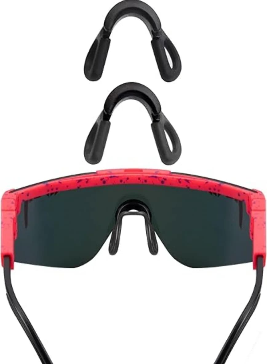 Cuscinetti nasali in silicone SunglassDoctor di ricambio compatibili con Pit Viper The XS Youth Sunglasses Multicolor (montature non incluse)