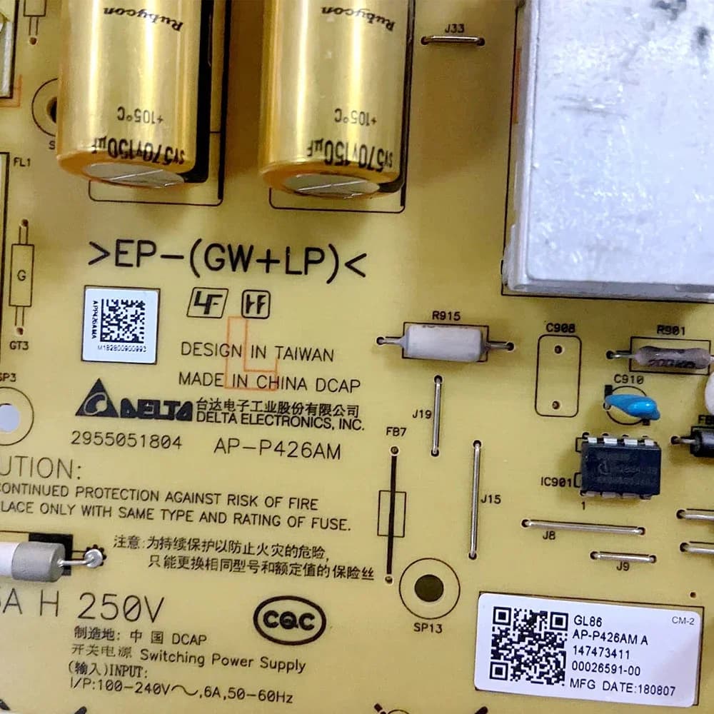 TV Power Supply Control Board For Sony KD-75X7800F AP-P426AM 2955051804