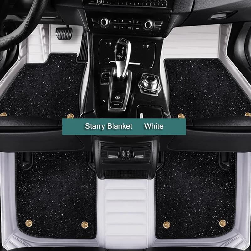 For Mercedes Benz ML W164 W166 Automatic Carpets Double Layer Custom Car Mats Floor Coating Accessories