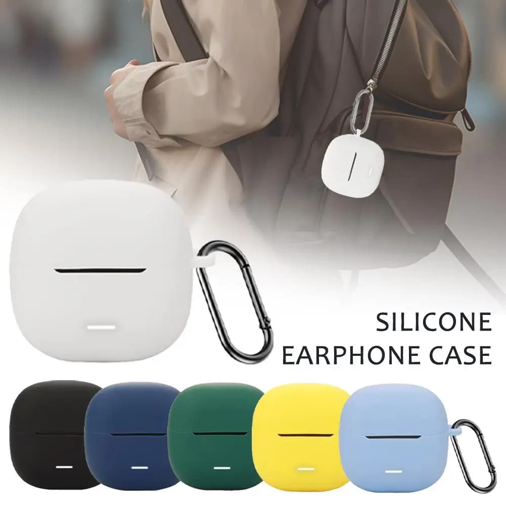 Per Redmi Buds 6 Lite Custodia per auricolari Custodia in silicone Custodia protettiva di fascia alta wireless Portachiavi Bluetooth Vero con auricolare K5D6