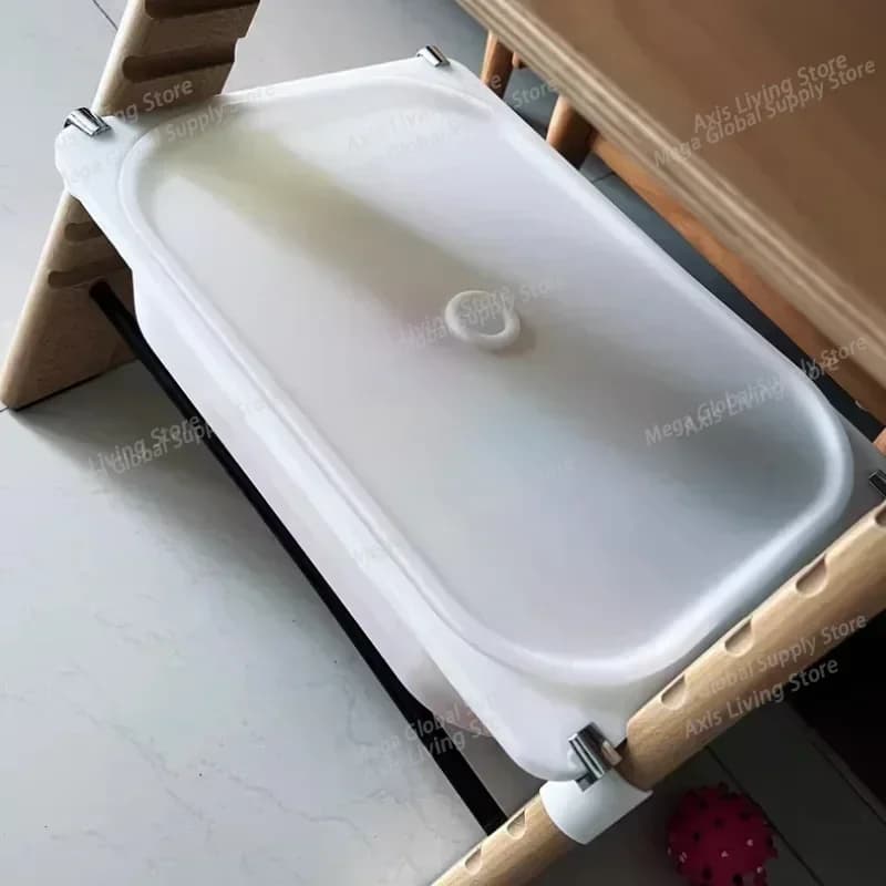 Baby Eating Chair Storage Box with Lid Portable Organizer Boxes Large Plastic Drawers Tray Home Dining Chairs Accessories