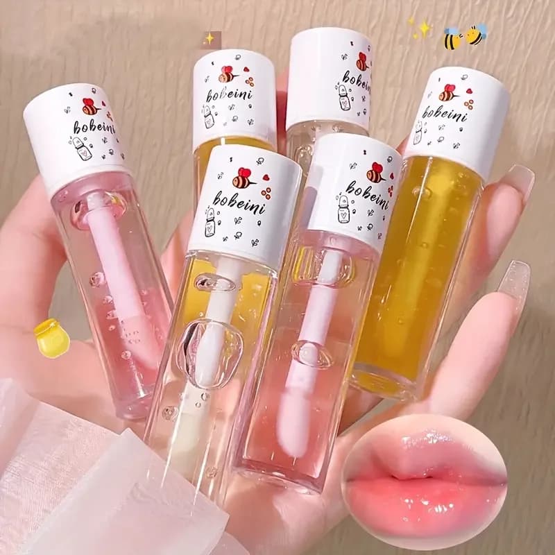 3pcs Moisturizing Lip Oil, Nourishing Brightening Lip Oil Style Care Lip Oil Moisturizing Hydrating Lip Balm, Lip Moisturizer