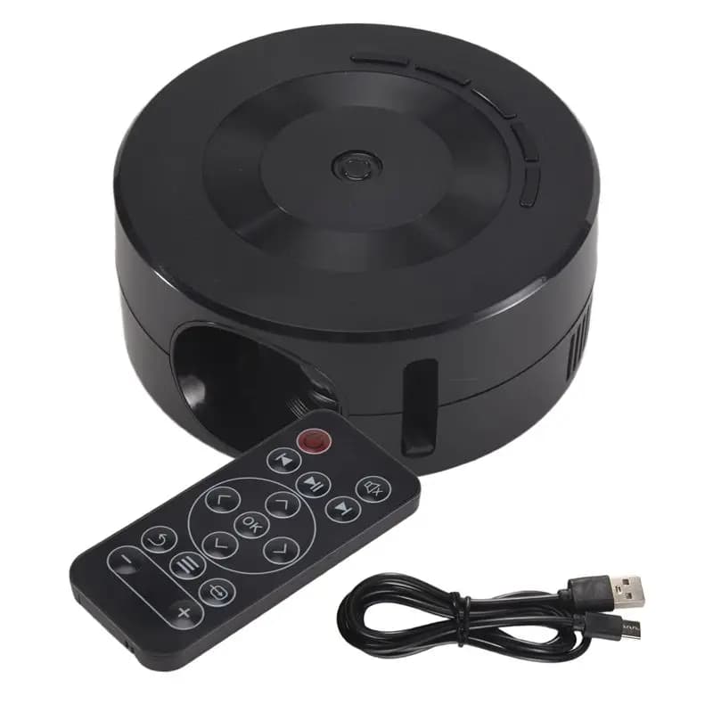 Proiettore YT200 LED Portatile, Lettore Multimediale per Home Theater, Proiettore con Condivisione Schermo per Bambini