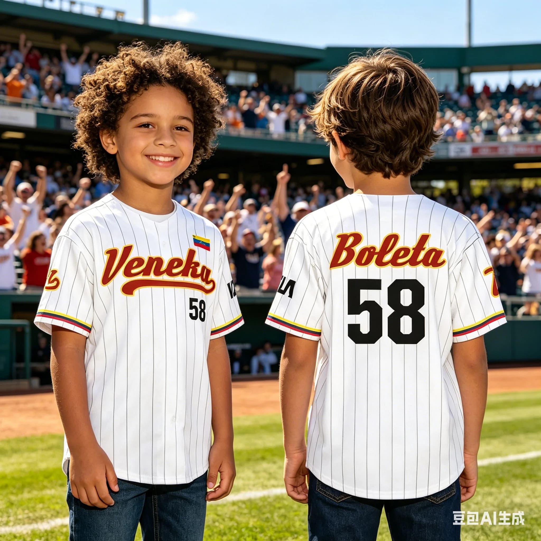 Maglia da baseball Veneka 58 Venezuela Libre, per famiglie, maglia da baseball Venezuela, maglietta Venezuela, t-shirt da baseball per bambini