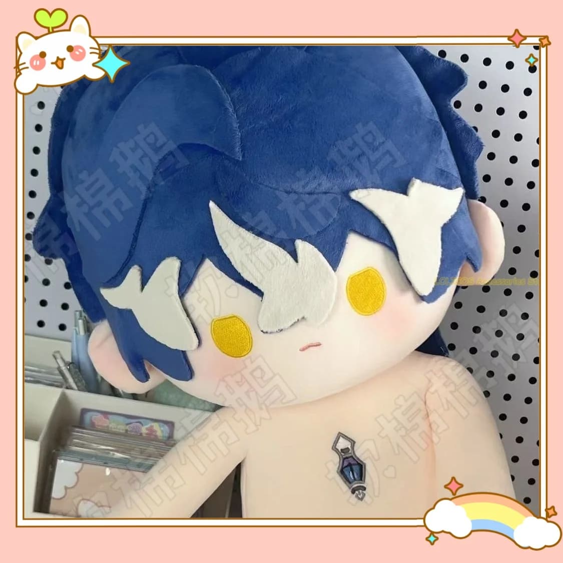 Bel Ragazzo Kyryll Chudomirovich Flins Carino Morbido Seduto Figura Modello Cuscino Cosplay 40 cm Cartoon Anime Decorazione Regali di Natale