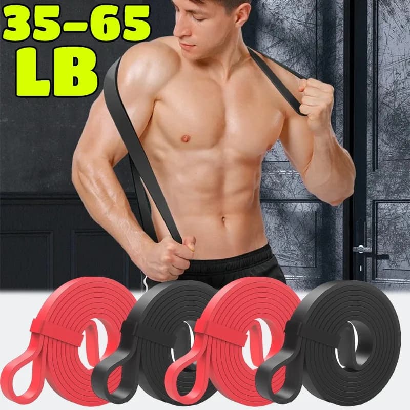 Heavy Duty Resistance Band Set Latex Elastic Bands for Pilates Workout Fitness Pull up Assist Training Body Shape Exercise