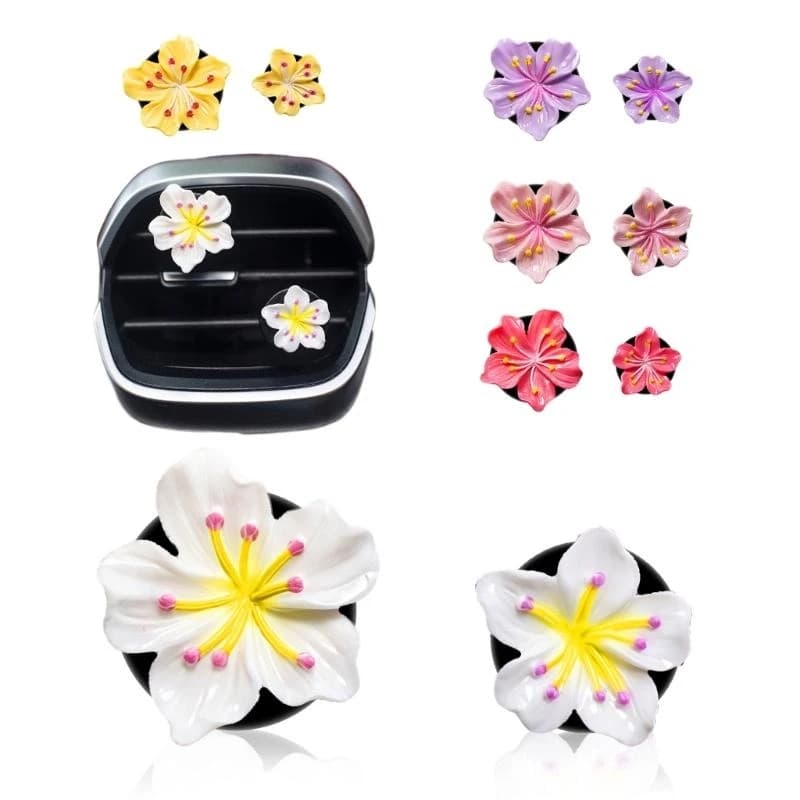 D0UC Floral Auto Air Throweder, Auto Diffuser Scep Clip Outlet Freshenirs Auto Decoration Interior Decoration Car
