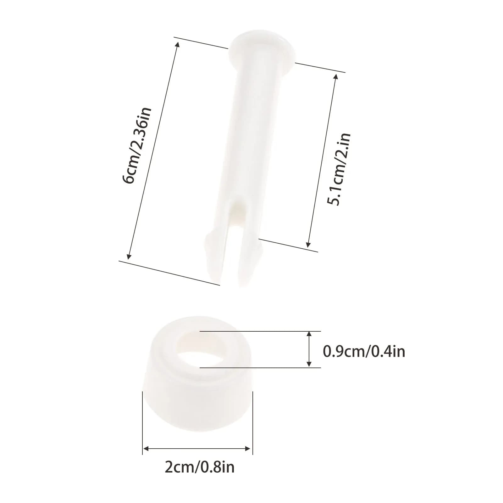12-piece ABS plastic bracket for pool white pins for pool joints with pool caps with round metal structure Intex 10ft-12ft