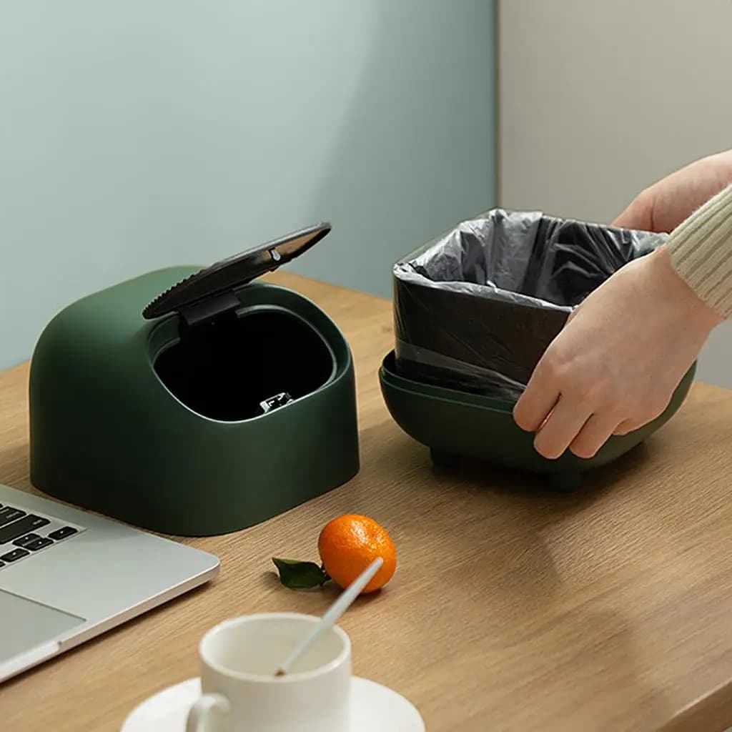 Mini cestino multifunzionale per la raccolta dei rifiuti, piccolo contenitore per la spazzatura da cucina