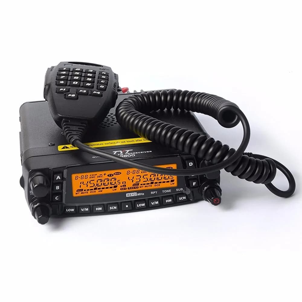 TYT TH-9800 Ricetrasmettitore radio mobile per auto 29/50/144/430 MHz Walkie Talkie