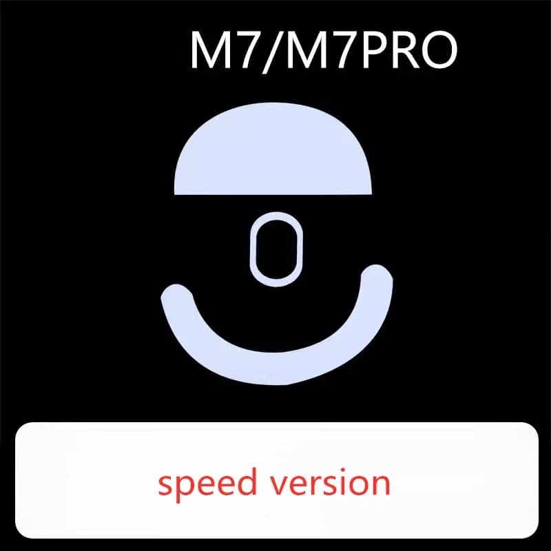 1 Set Ultraglide Mouse Skates For MCHOSE M7 / M7 PRO Ultra Brake Control Speed Silence Feet ICE Version Mice Glides PTFE Feet