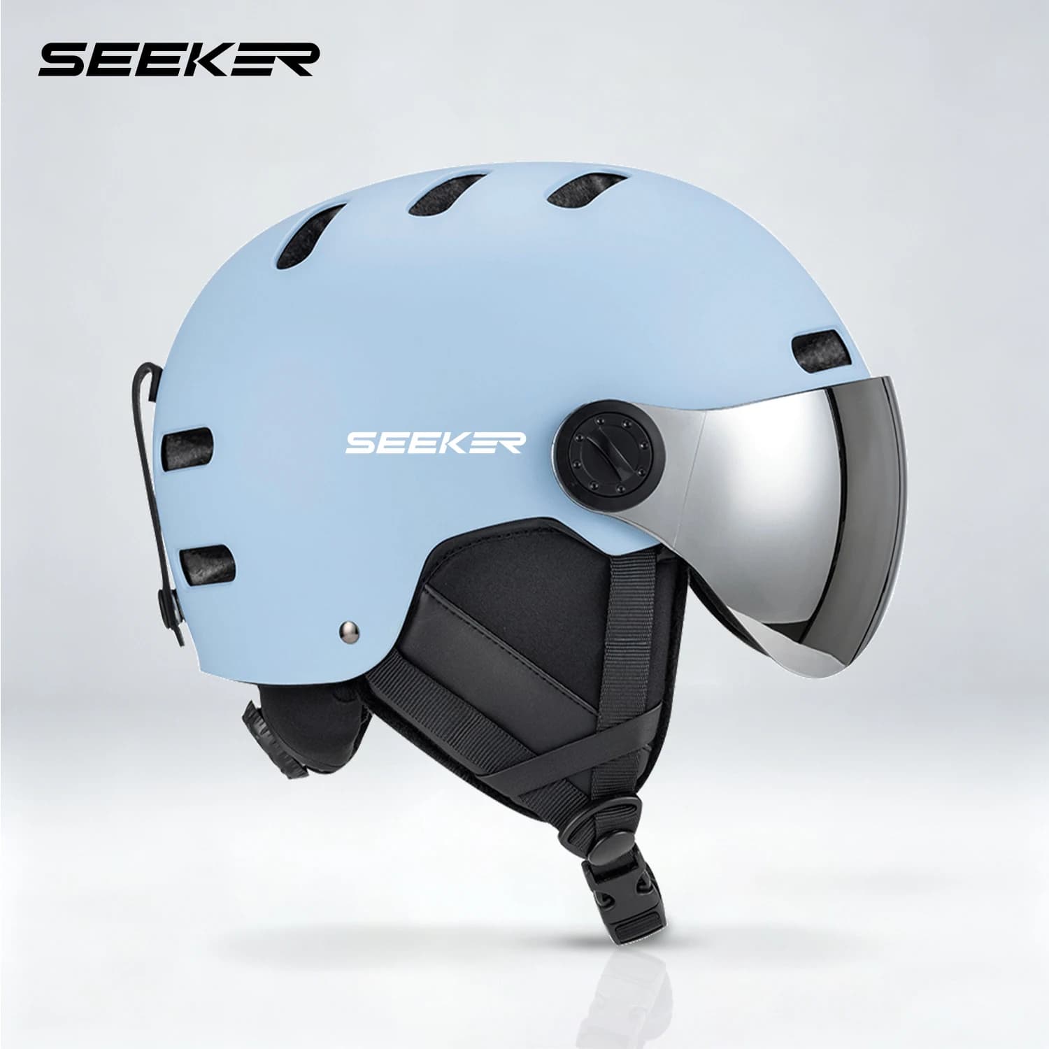 UMUSEEKER Winter Adult Ski Helmet With Snow Goggles All In One Single-Board And Double-Board Sports Ski Helmet For Men And Women