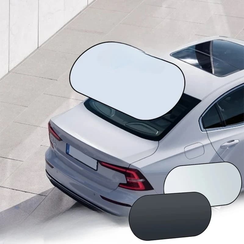 1 PCS Reflective Car Sunshade - Rear Windshield Sunscreen Shade - Sun Protection and Heat Insulation, Foldable