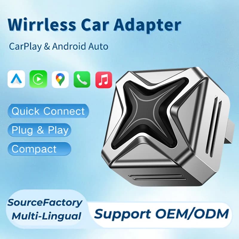 2026 Nuovo 2IN1 Wireless CarPlay Android Auto Adattatore USB Dongle Smart Mini Box Plug Play Per VW Toyota Nissan Honda Ford Benz KIA