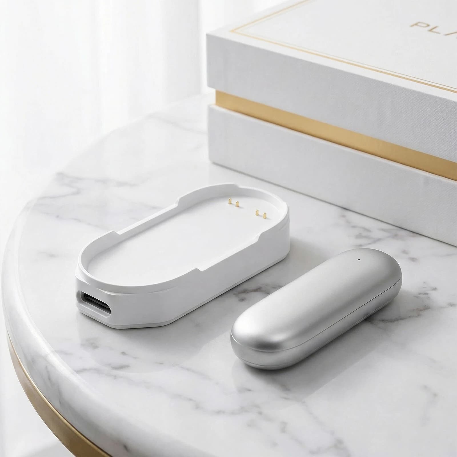 Base di Ricarica Magnetica Sostitutiva con Porta USB C Compatibile con Registratore Vocale NotePin AI