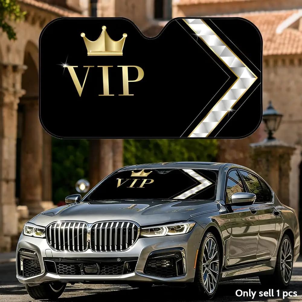 Parasole Premium di Lusso VIP in Alluminio con Protezione UV e Isolamento Termico, Pieghevole e Riutilizzabile