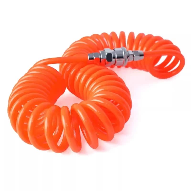 Tubo flessibile per tubo dell'aria in PU con molla telescopica 8*5 Condotto dell'aria per tubo a spirale per compressore d'aria Opzioni di lunghezza multiple 1/3/6/9/12 metri