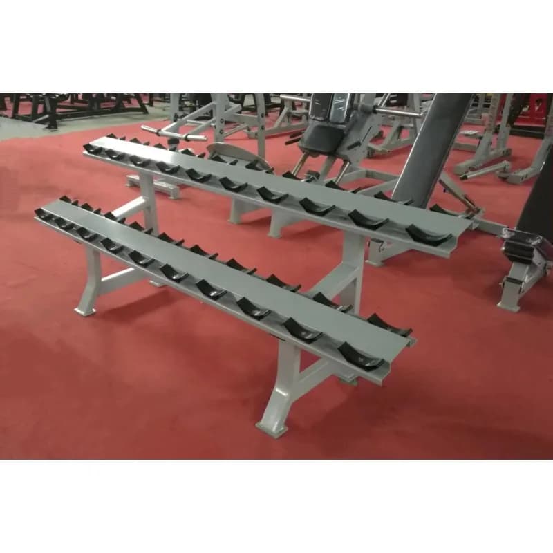 2-Tier Dumbbell Storage Rack Safe Smooth Edge Design Stable Structure For Indoor Gym And Home Workout Equipment New Arrival