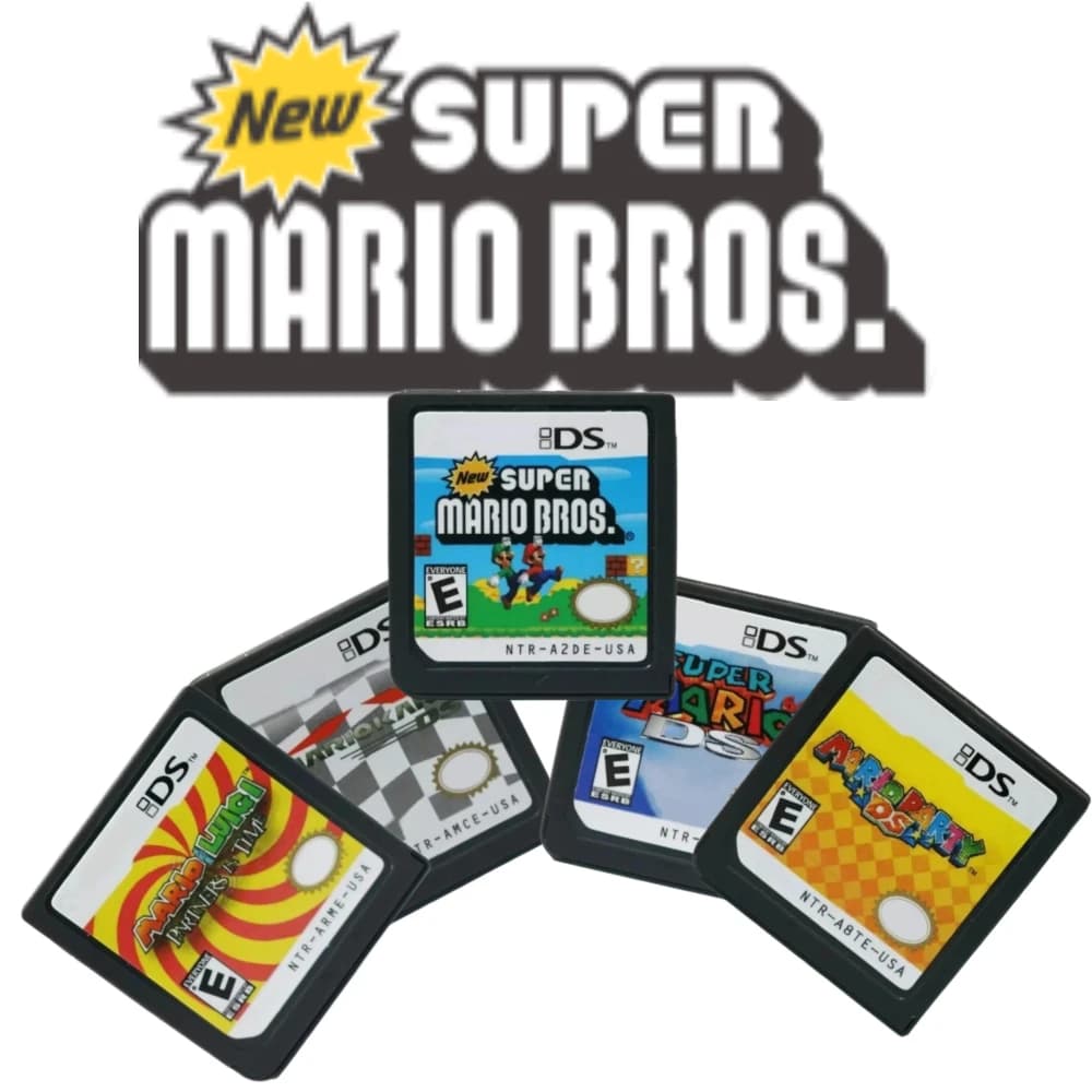 Series DS Game Cartridge New Super Bros Kart Party Luigi for Classic Retro Video Game Collection Gift