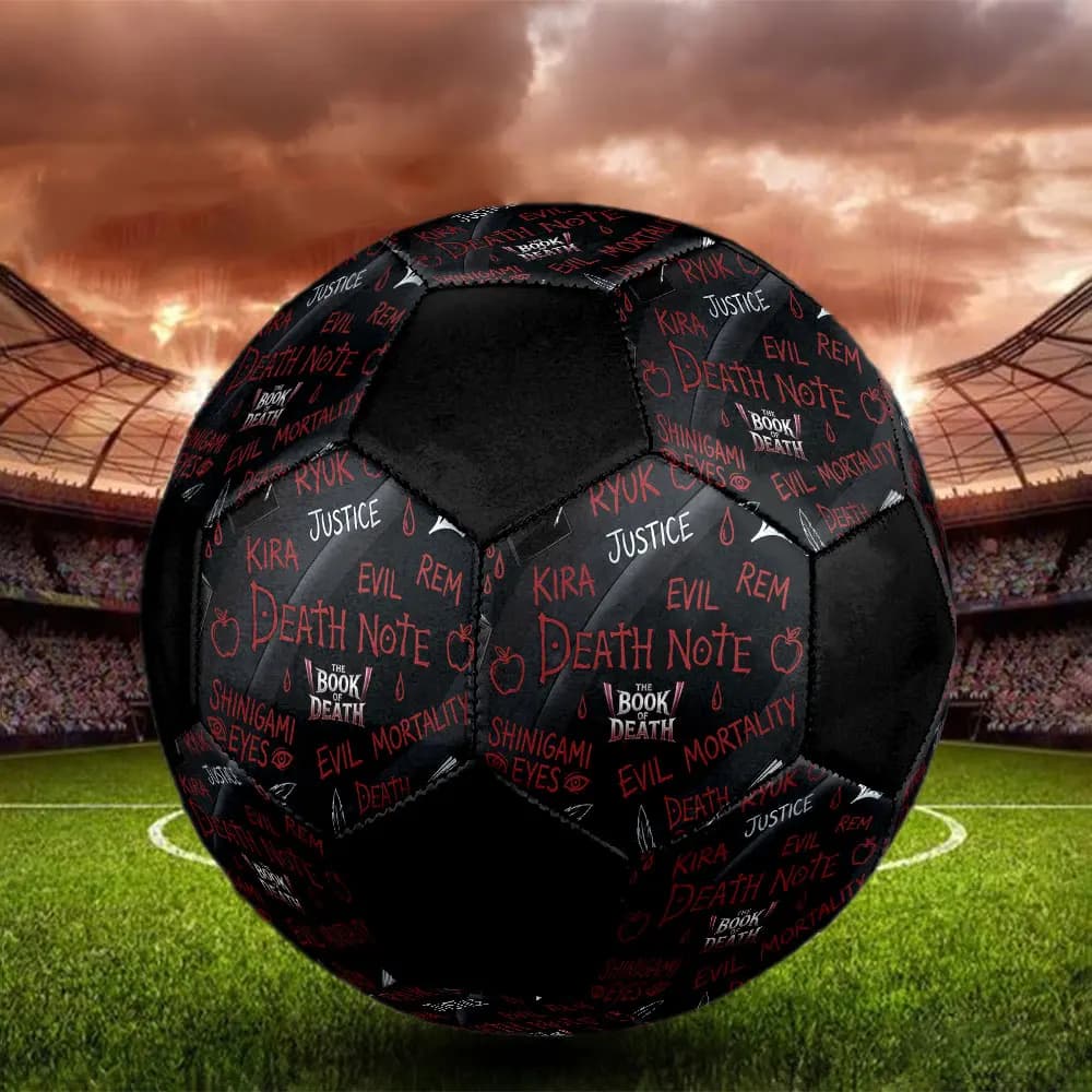 1PC Death Note Football Soccer Ball Size 5 Outdoor Football Fashion Outdoor Sports Gift Choice -HE77