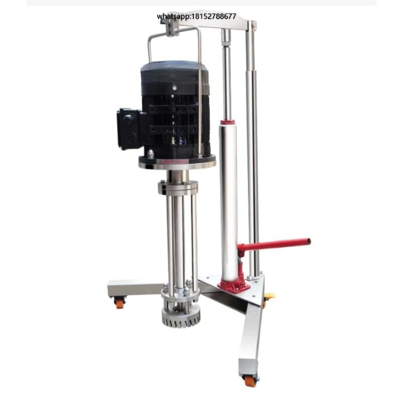 Cosmetic Lotion Cream Mixer Blender High Shear Emulsifier Homogenizer Mixer Machine
