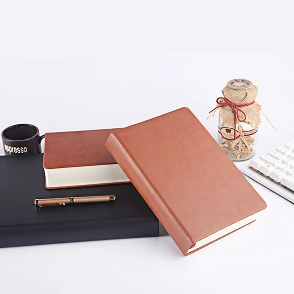 A4/A5/A6 Sketchbook Super Thick 330 Sheets Writing Blank Notepad PU Leather Soft Cover Blank Inner Pages Journal Diary Notebook