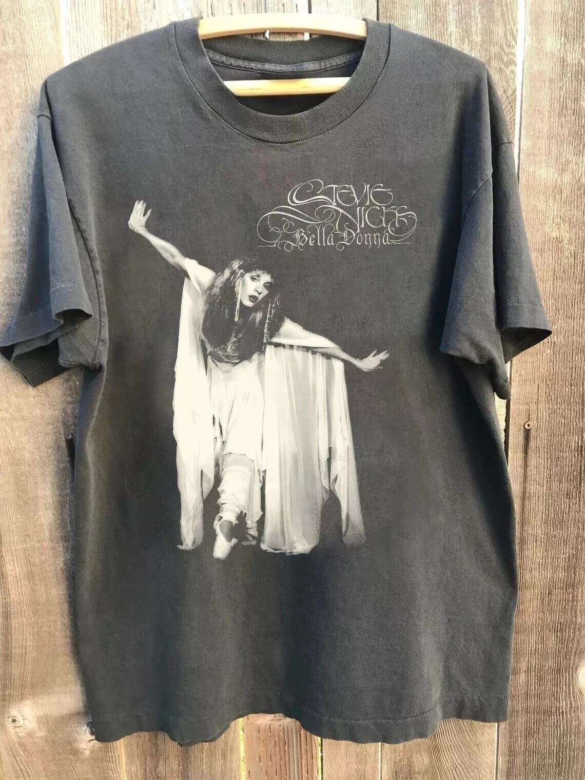 Stevie Nicks Bella Donna Graphic T-Shirt Men's and Women's 80s and 90s Print T-Shirt Summer Casual Y2K Top Harajuku T-Shirt