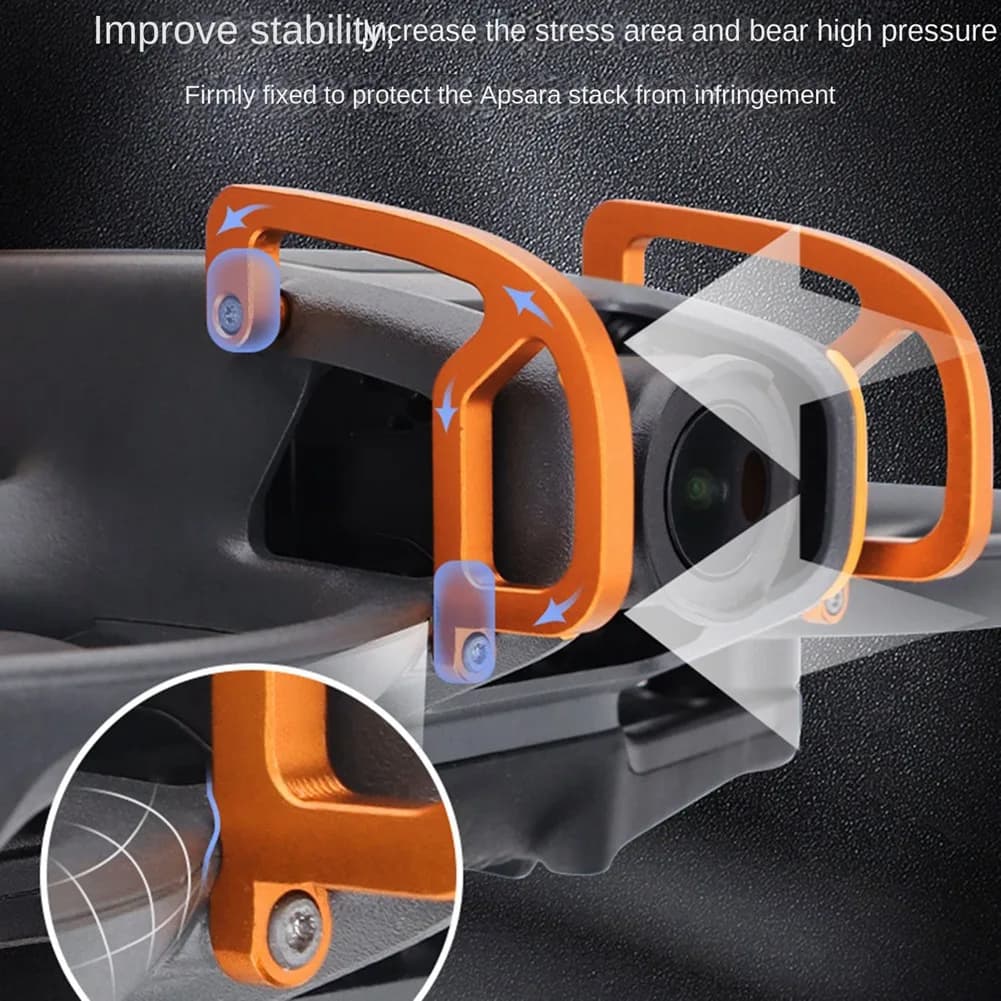 Barre Protettive Antiurto FFYY-Safety per Gimbal, Protezione per Drone RC DJI AVATA 2, Parti di Aggiornamento