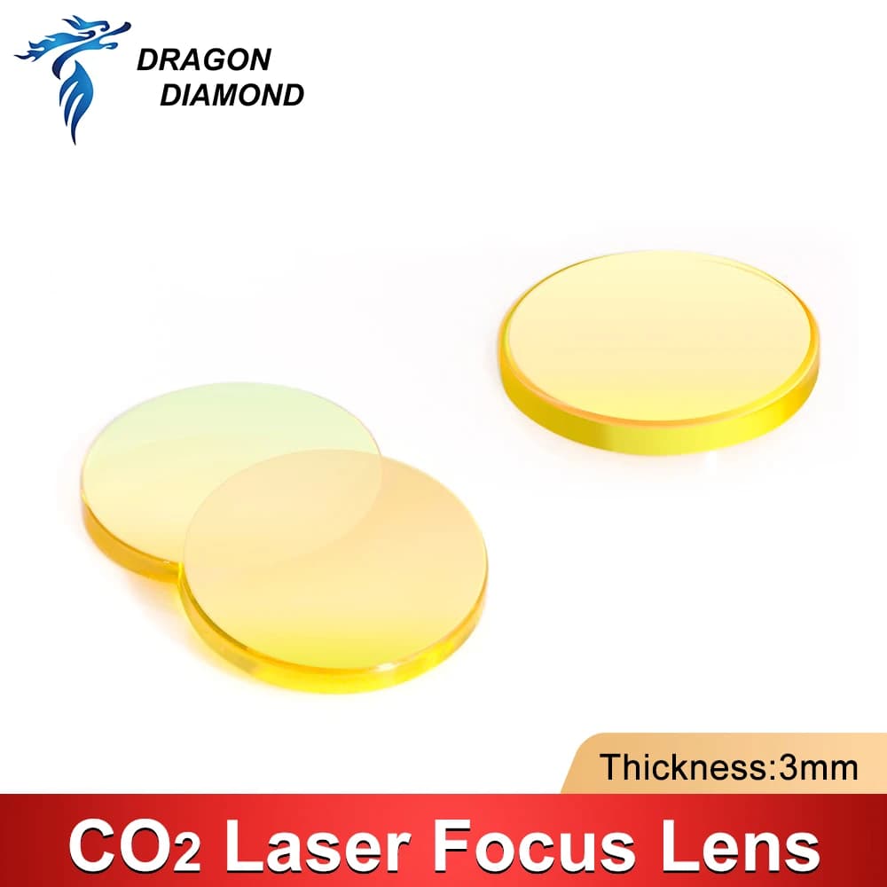 USA CVD ZnSe Co2 Focus Lens Dia.20mm Focal Length 63.5mm Thickness 3mm For Co2 Laser Engraving Machine