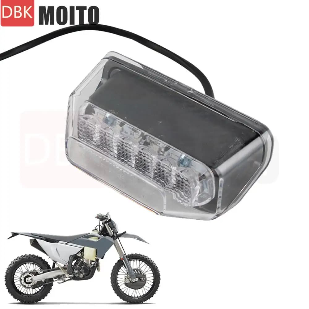 Gruppo Fanale Posteriore per Moto HUSQVARNA FE TE 150 250 300 350 450 501 Pro 2024, Luce Posteriore per Moto da Cross ed Enduro