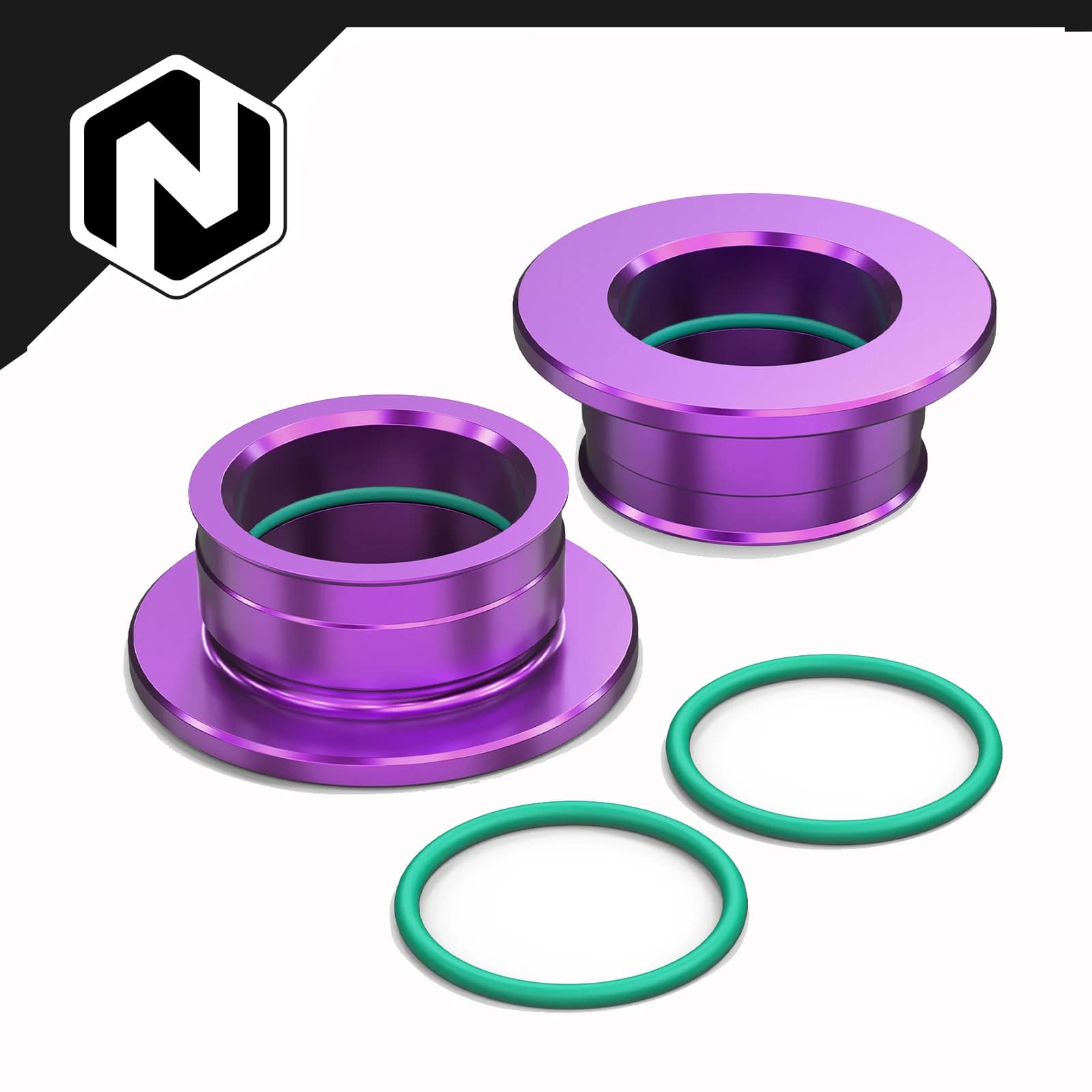 NICECNC Per Stark Varg EX MX 2024-2025 Bici Elettrica Distanziatori Ruota Posteriore Collari Mozzo Con O-ring 7075-T6 Accessori In Alluminio
