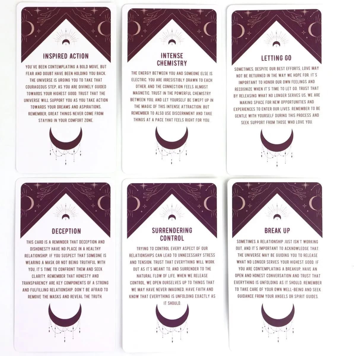 Cosmic Connections Oracle Deck Inspired By The Universe for Love & Relationship 10.3*6cm 54 Pcs Oracle Cards