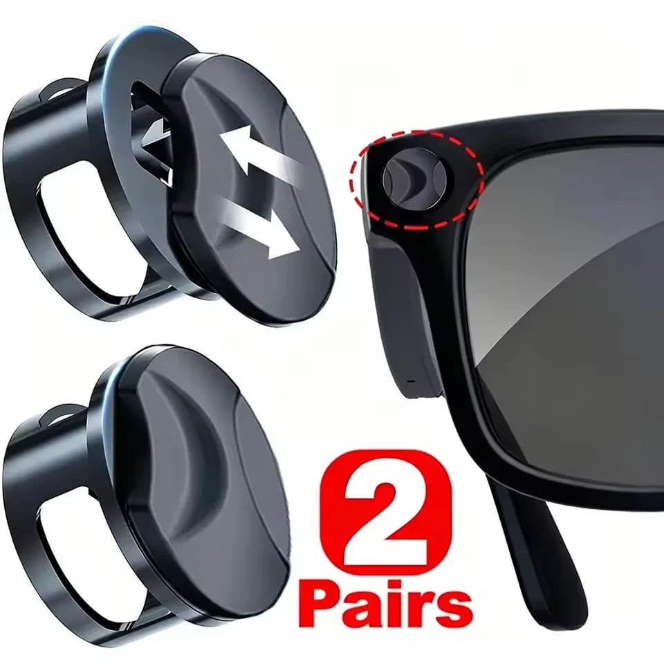 Smart Glasses LED Light Protection Cover for Meta Display LED Light Dimming Blocker Sunglasses Camera Privacy Shield Lens Covers