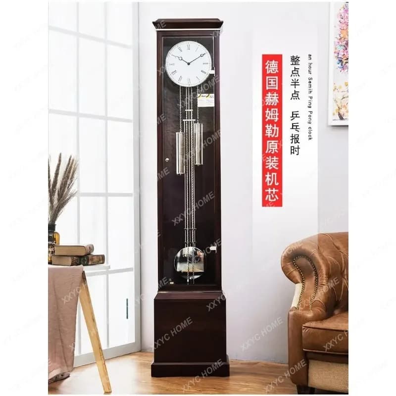 XX Mechanical standing clock Floor Living room pendulum clock Household new Chinese clock