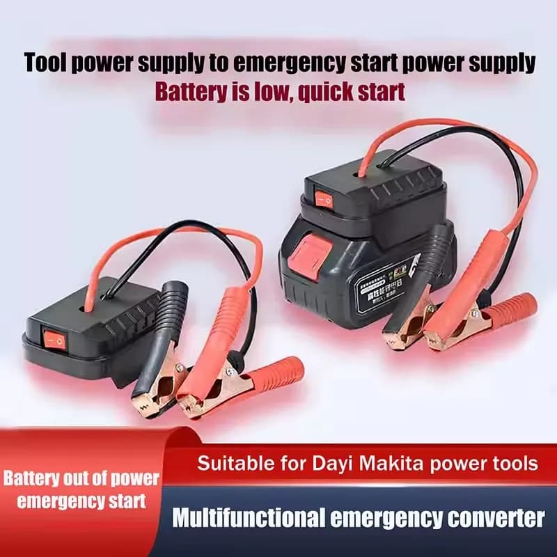 Avviatore di Emergenza Portatile per Auto - Convertitore a Batteria al Litio - Power Bank Compatto per Avviamento di Veicoli in Caso di Emergenza