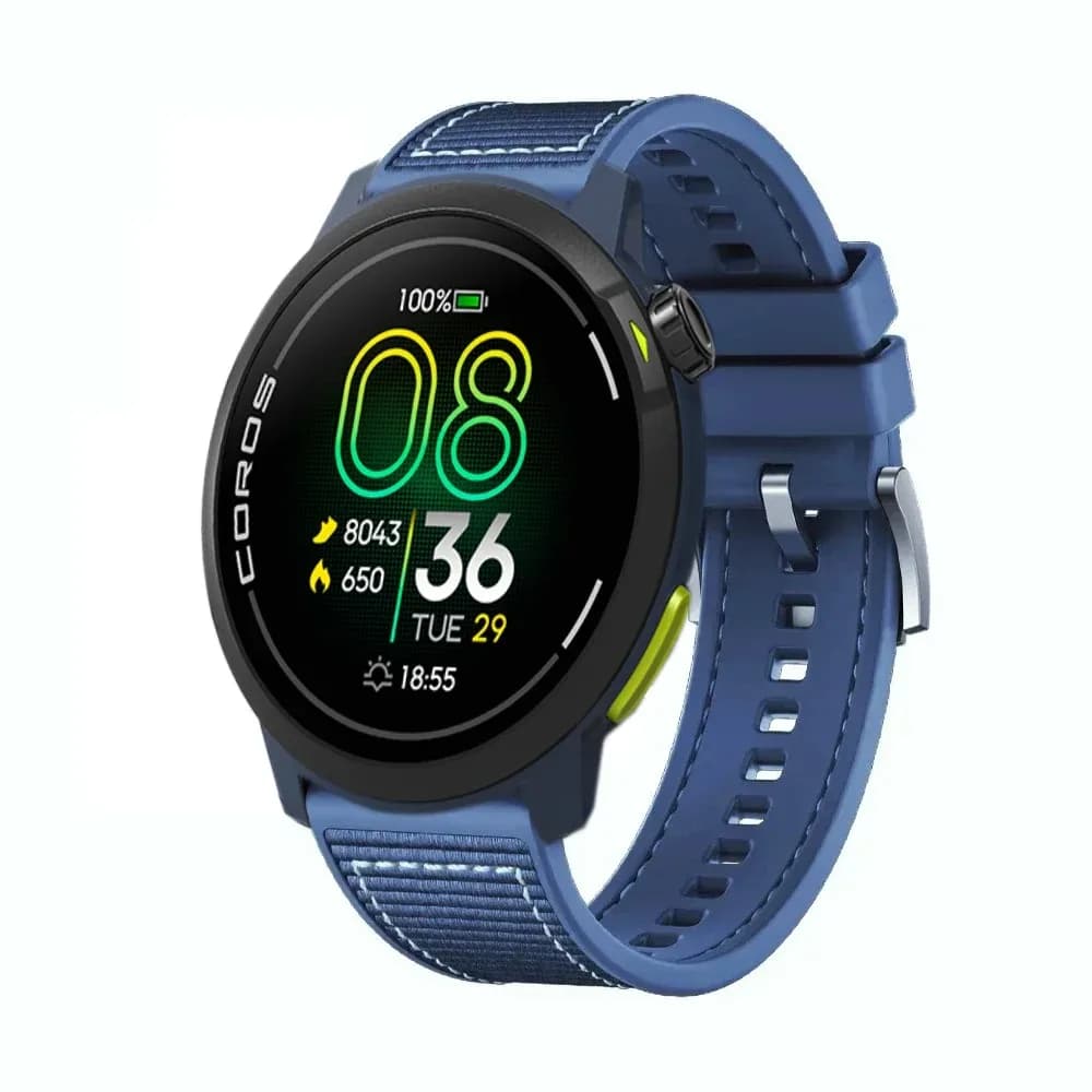 22mm Composite Silicone Strap for COROS APEX 4 42mm PACE Pro/3 CMF Watch 3-2 Pro Breathable Bracelet Suunto Vertical 2/Run Belt