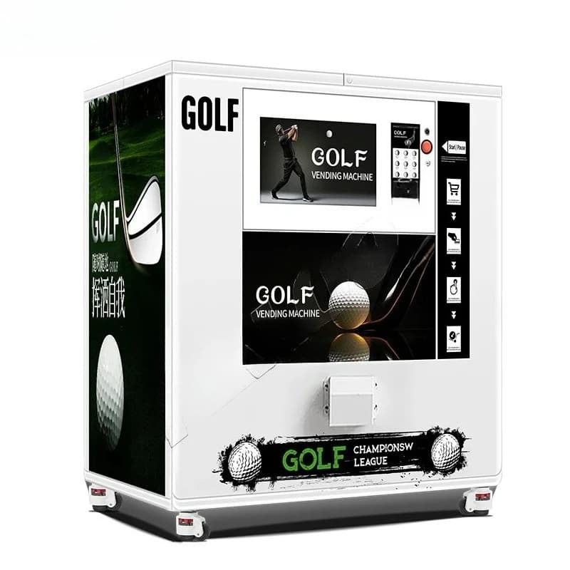 Hot Sale FL Custom 2026 New Golf Ball Dispenser Vending Machine Coin & QR Code Token Payment Systems with SDK Function