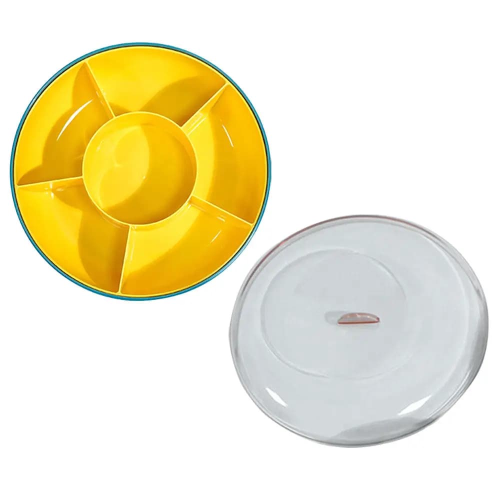 Scatola Creativa Multi-Scomparto per Frutta Secca, Contenitore per Snack Domestico, Organizer per Caramelle e Noci per Feste, Campeggio, Ufficio