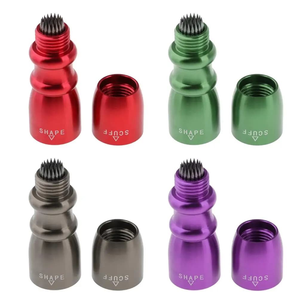 Bowtie da biliardo 3 in 1 Strumenti per punte per stecche da biliardo Shaper Scuffs Tip Tool