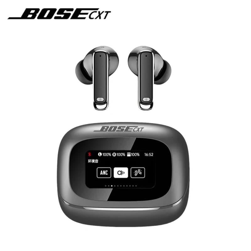 BOSECXT TOUR PRO6 TWS Auricolari Bluetooth wireless Smart Touch Screen ANC Auricolari con cancellazione attiva del rumore Auricolari con bassi potenti